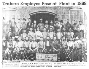 Employees Pose at Plant in 1868